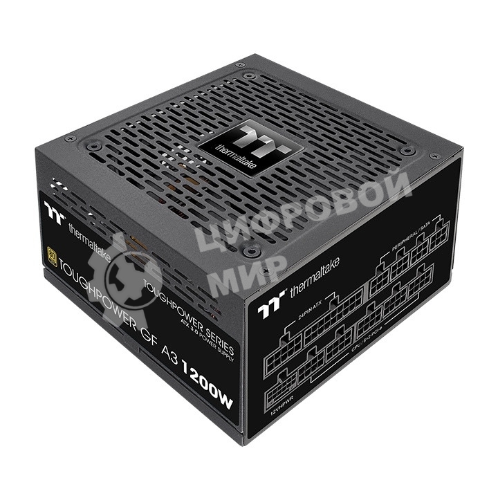 Блок питания Thermaltake Toughpower GF A3/1200W/Fully Modular/Non Light/Full Range/Analog/80 Plus Gold/EU/JP Main CAP PS-TPD-1200FNFAGE-H All Flat Cables/Gen 5