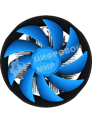 Кулер для процессора DEEPCOOL ARCHER BIGPRO V2 черный/синий, 120 мм, алюминий/медь, 2000 об/мин, 29.7 дБ, 4 pin, 125 Вт, 70 мм