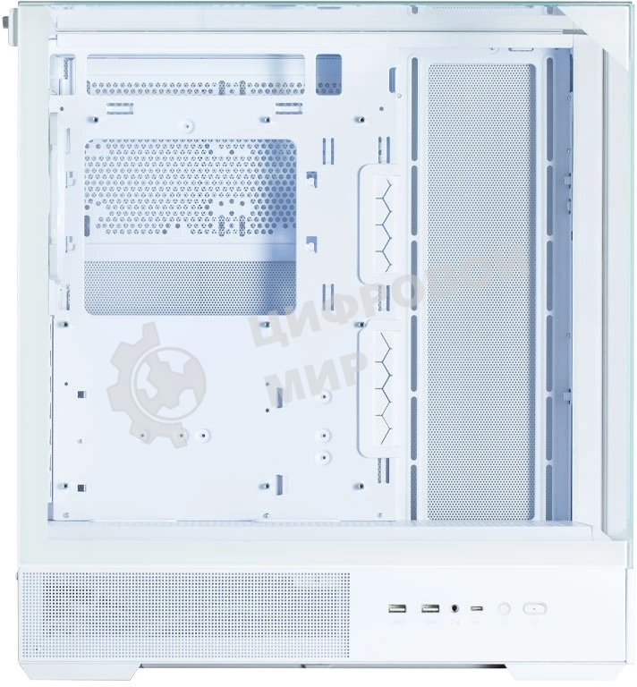 Компьютерный корпус ZALMAN P40 Prism, ATX, белый, WINDOW, 2x3.5
