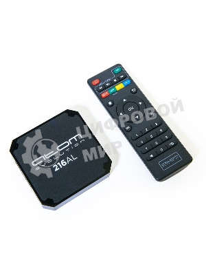 Приставка Смарт ТВ ATOM-216AL (Android TV Box), Allwinner H313, 2/16Gb, АTOMevolution