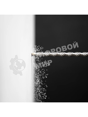 Бур по бетону Denzel двойная спираль, Cobalt W-tip, 12x260 мм, SDS PLUS