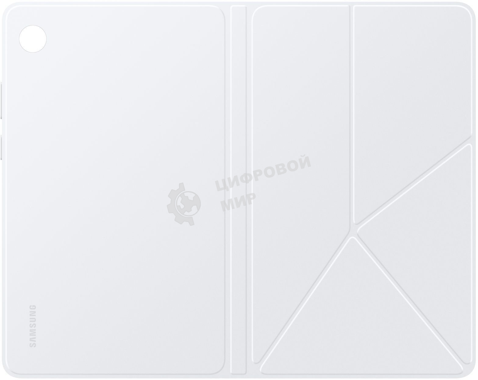 Чехол Samsung для Samsung Galaxy Tab A11 Book Cover поликарбонат/полиуретан белый (EF-BX130PWEGRU)