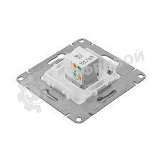 Механизм розетки RJ45 (cat5) EKF UP1-SOA-RJ45-5 алюминий Эпика