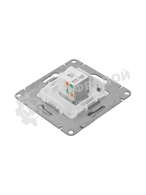 Механизм розетки RJ45 (cat5) EKF UP1-SOA-RJ45-5 алюминий Эпика