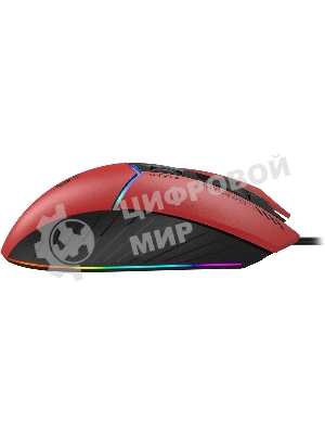 Мышь проводная A4Tech Bloody W95 Max Sports красный/черный оптическая (12000dpi) USB (10but)