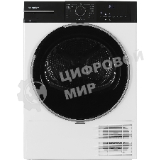Сушильная машина Hotpoint TDSH 85V B белый, 8 кг, сушка - тепловой насос, программ - 15, 59.7 x 84.6 x 56 см