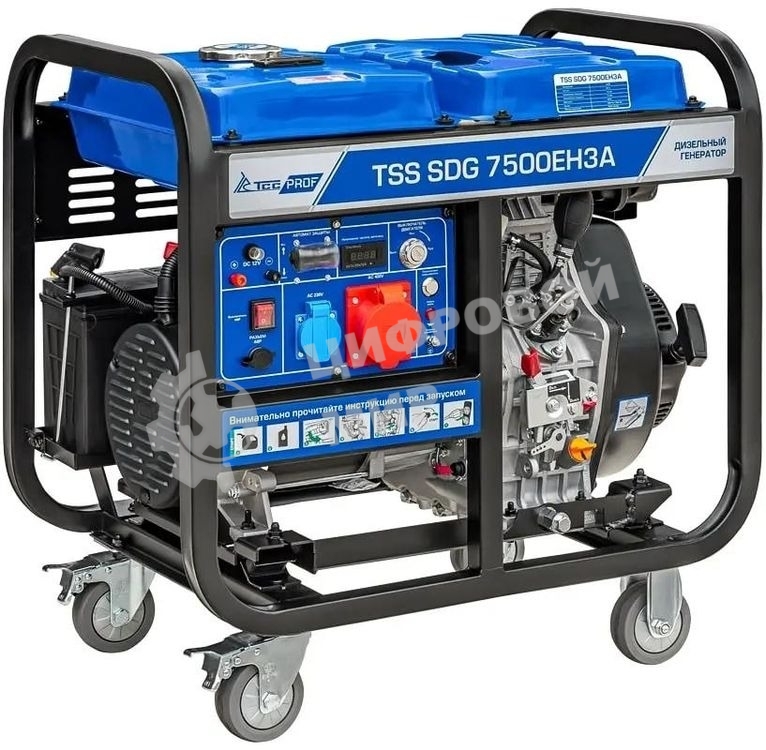 Генератор ТСС SDG 7500EH3A 7.5кВт