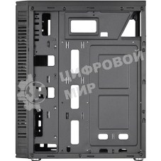 Компьютерный корпус ATX Filum S17 черный, без БП, RGB strip, USB 3.0