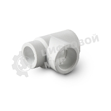 Тройник переходной 50 х 20 х 50 полипропиленовый PPR белый PRO AQUA