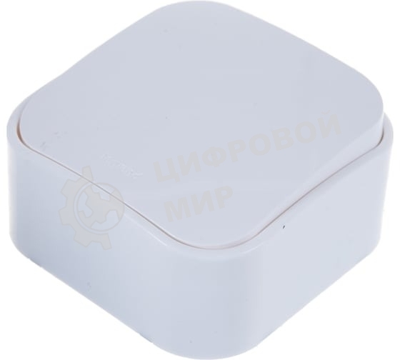 Выключатель Quteo 10A 1-клав., белый