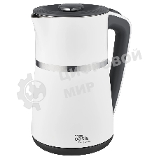 Чайник электрический Oasis K-4SPW белый+черный 1.7 л 2200 Вт