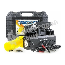 Компрессор Nova Bright АК-65 металлический корпус, LED-фонарь, пластик.кейс 47160