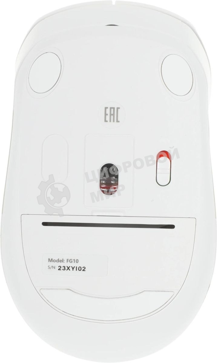Мышь беспроводная A4Tech Fstyler FG10 белый/серый, 2000 dpi, радиоканал, USB, кнопки - 4