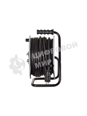 Удлинитель силовой Ресанта СУ-3х2,5КГ-50/3 (61/118/10) 2x1.0 кв.мм 4 розет. 40 м ПВС катушка серый