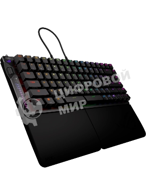 Клавиатура ASUS ROG Falcata Black гибридная, USB Type-A, Bluetooth, радиоканал, чёрный