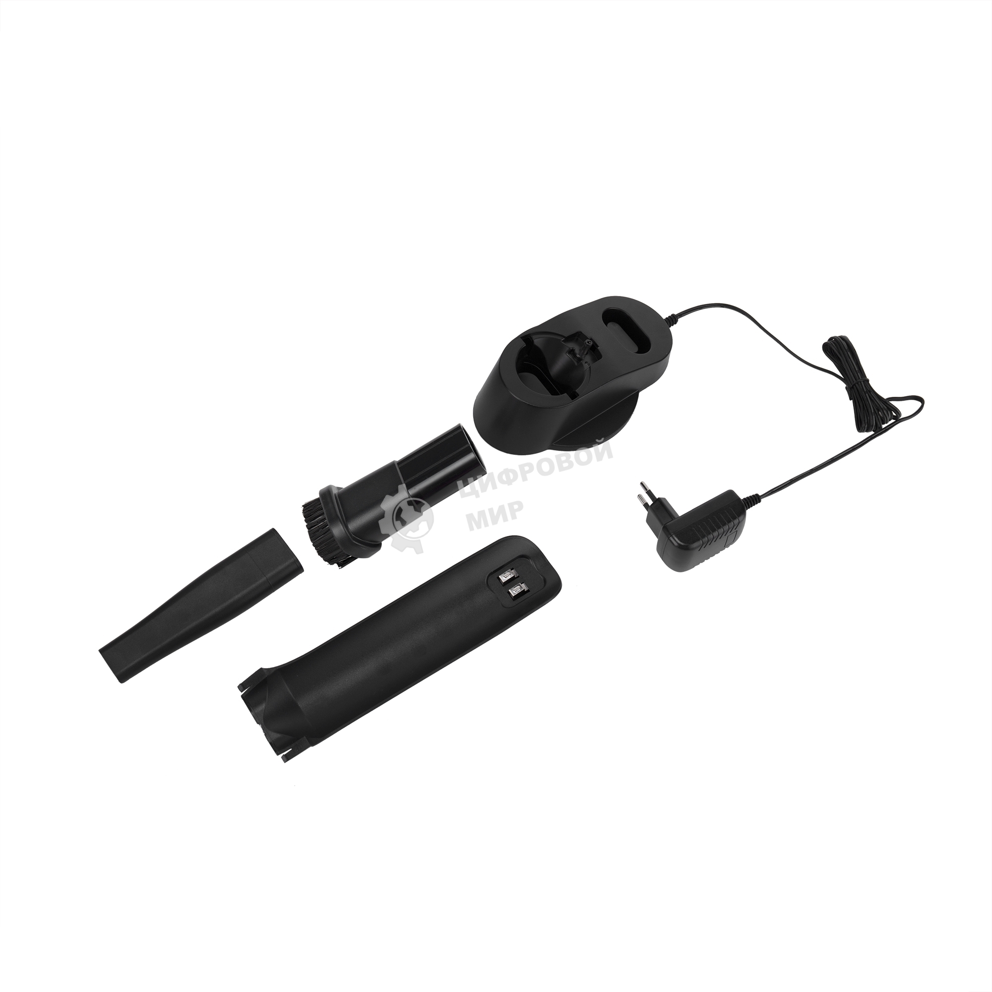 Пылесос автомобильный Coolfort CF-3060 черный, 85 Вт, уборка сухая, пылесборник контейнер 0,2 л