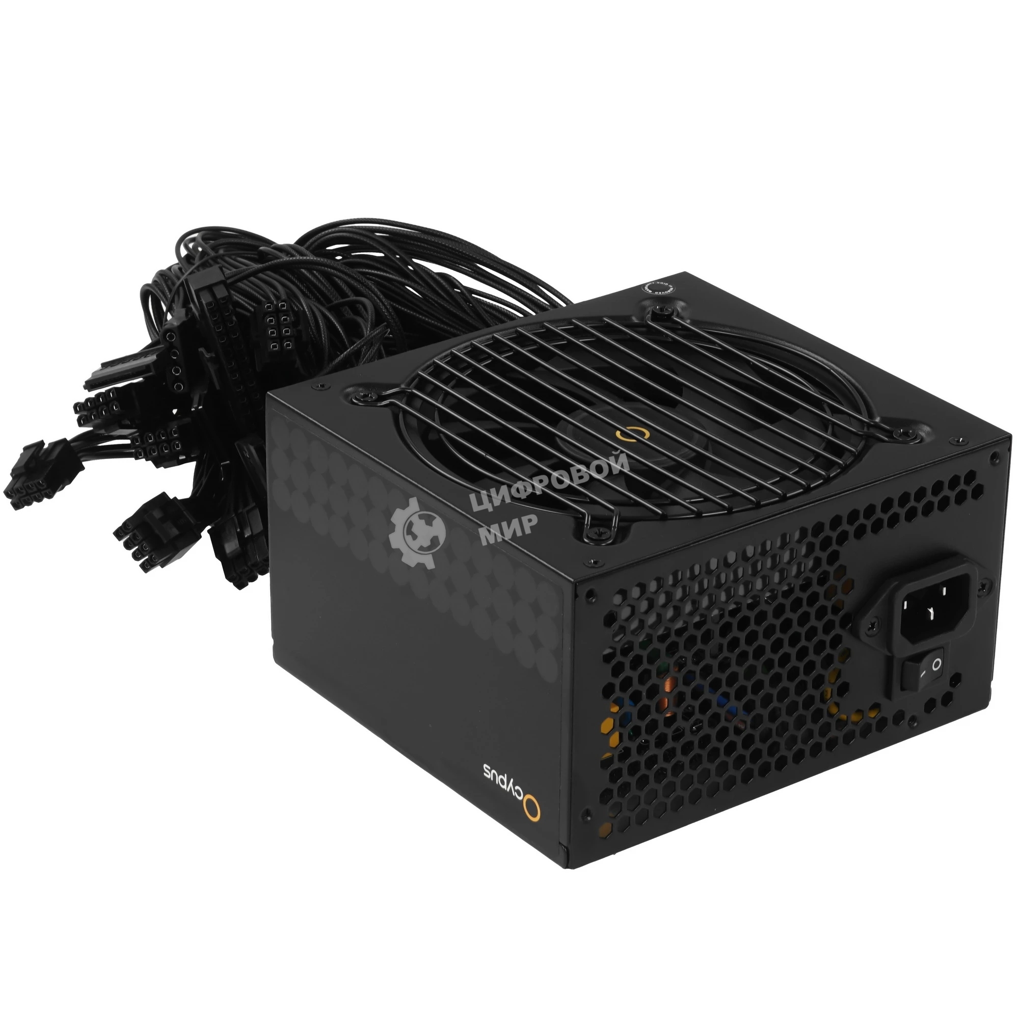 Блок питания 650W Ocypus Gaммa P650 BK (ATX, 80 PLUS, APFC, 20+4 pin, 120мм fan, PCI-E 6+2Px4, 6xSATA) (Gaммa-P650-W1HDBK024X-EU)