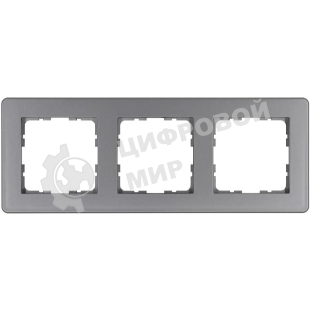 Рамка Jasmart 3-м G-Flex алюм.