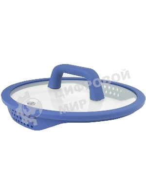 Кастрюля Lara LR02-793 Сапфир 4,9 л, 22x11 см, нержавеющая сталь, с крышкой, индукция