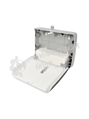 Диспенсер бумажных полотенец Puff-5145Bl черный, с замком, ABS-пластик