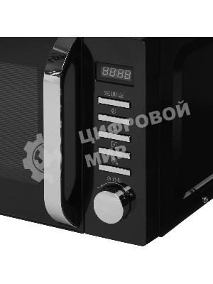Микроволновая печь Haier HMB-DG208BA черный, 20 л, 800 Вт, переключатели - кнопки, поворотный механизм