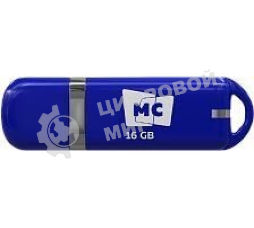 Флешка USB MORE CHOICE МФБ16 Blue (4620202558855), 16GB, USB 3.0, R/W 25/15, синий