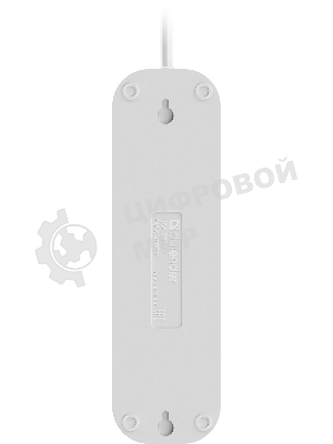 Удлинитель с заземлением Defender R340 16 А, 3 м, заземление