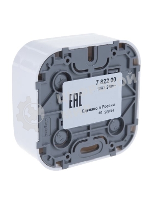 Выключатель Quteo 10A 1-клав., белый