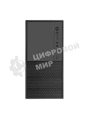 Компьютерный корпус Minitower ExeGate BAA-308M-AA500 (mATX, БП AA500 с вент. 8см, 2*USB, HD Audio, черный)