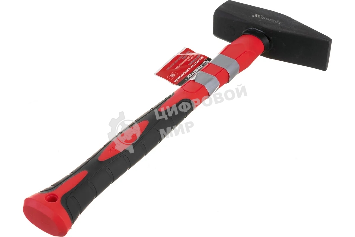 Молоток слесарный Matrix ''optimal'' 1000 г, фибергласовая обрезиненная рукоятка, квадратный боек