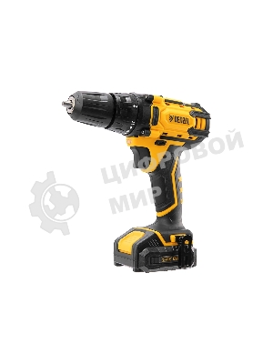 Дрель-шуруповерт аккумуляторная Denzel CDL-12-02BM, 12В, 2 АКБ