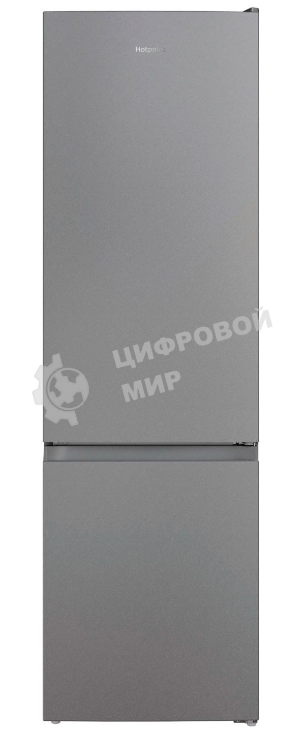 Холодильник Hotpoint HT 4200 S серебристый двухкамерный 247/78л морозилка снизу, No Frost