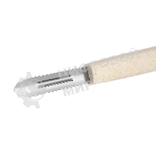 Овощечистка LARA LR07-35 с зазубренным, вертикальным лезвием, нерж. сталь, волокно рисового дерева