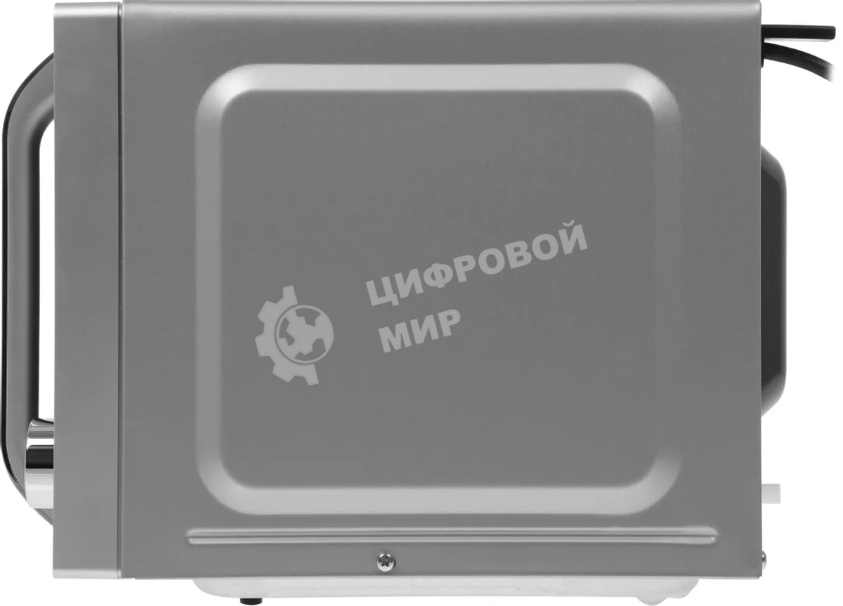 Микроволновая печь Haier HMB-DG208SA серебристый, 20 л, 800 Вт, переключатели - кнопки, поворотный механизм