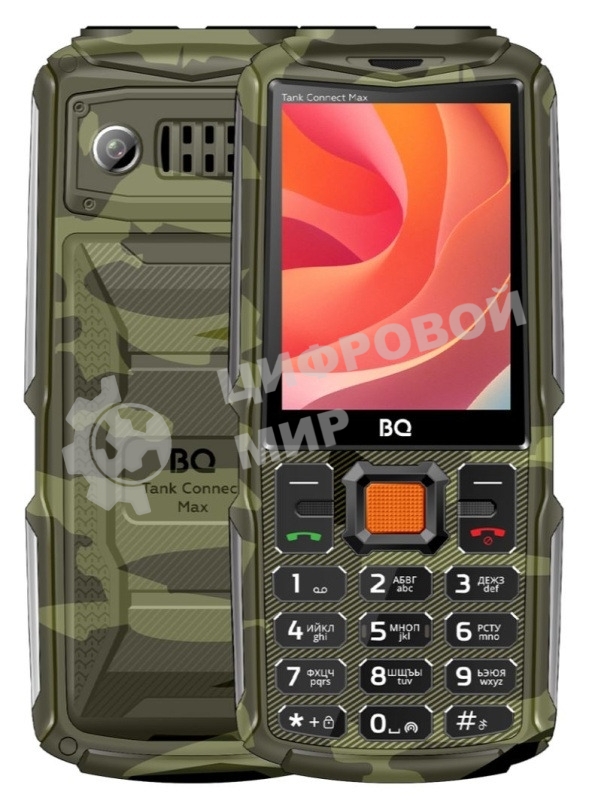 Мобильный телефон BQ 2830L Tank Connect Max камуфляж/серый