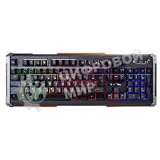 Клавиатура Oklick 717G Black Death проводная, USB Type-A, чёрный/серый