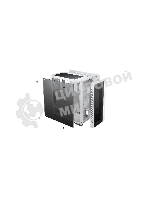 Компьютерный корпус Deepcool MATREXX 55 V3 ADD-RGb WH 3F белый