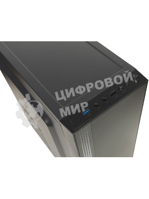 Компьютерный корпус ATX Filum S17 черный, без БП, RGB strip, USB 3.0