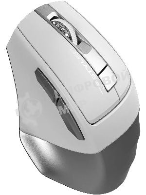 Мышь беспроводная A4Tech Fstyler FB35S белый/серый, 2000 dpi, радиоканал, Bluetooth, USB, кнопки - 5