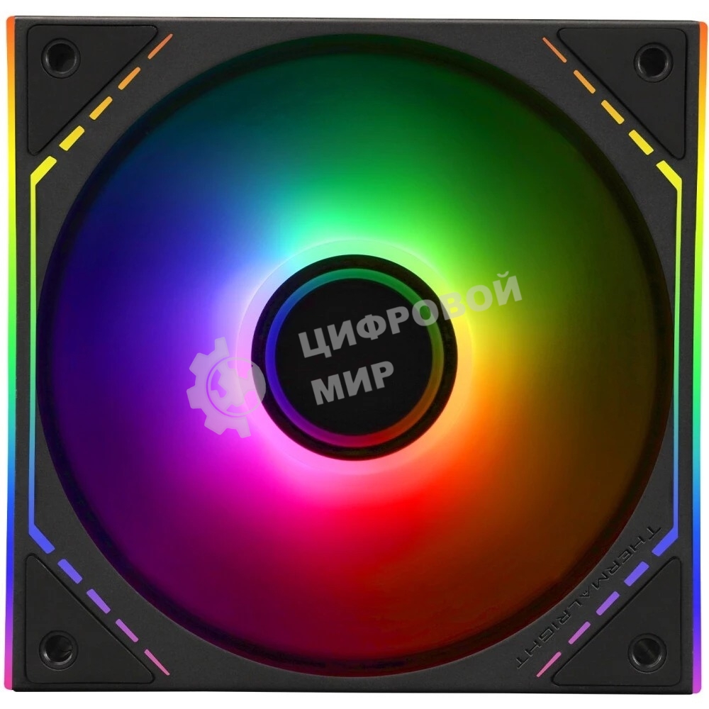 Вентилятор для корпуса Thermalright TL-M12-S (120x124x25мм, 4-pin PWM, ARGB, 47.6CFM, 23.2dBA, 1500RPM, черный)