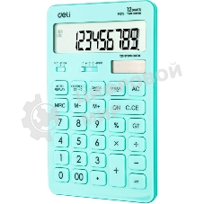 Калькулятор настольный Deli Touch EM01531 голубой 12-разр.