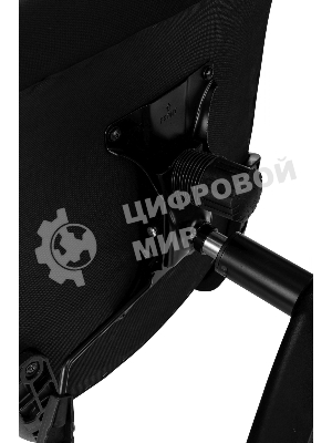 Кресло руководителя Бюрократ Sigma 1 черный сетка/ткань крестов. пластик