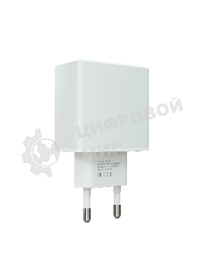 Сетевое зарядное устройство MORE CHOICE (4610196408632) NC60 1USB-C 3.0A PD 20W быстрая зарядка белый