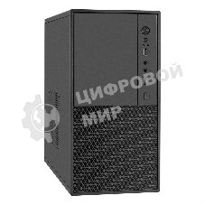 Компьютерный корпус Minitower ExeGate BAA-308M-AA500 (mATX, БП AA500 с вент. 8см, 2*USB, HD Audio, черный)