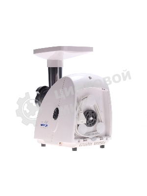 Мясорубка электрическая Аксион М31.01 белый, 1500 Вт, 1.7 кг/мин, реверс, защита от перегрузки, насадки - 4