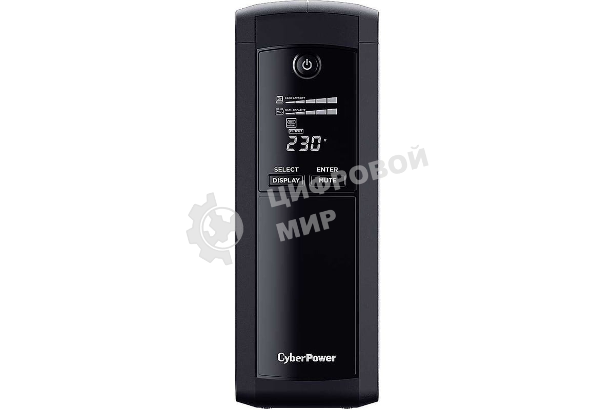 Источник бесперебойного питания CyberPower VP1200EILCD/1200 ВА/720 Вт/USB/RS-232/RJ-11/RJ-45/8xIEC 320 C13 (компьютерный)