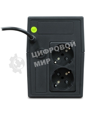 Источник бесперебойного питания Powerman Back Pro 650 / 650 ВА / 360 Вт / 2 х CEE 7 (евророзетка)