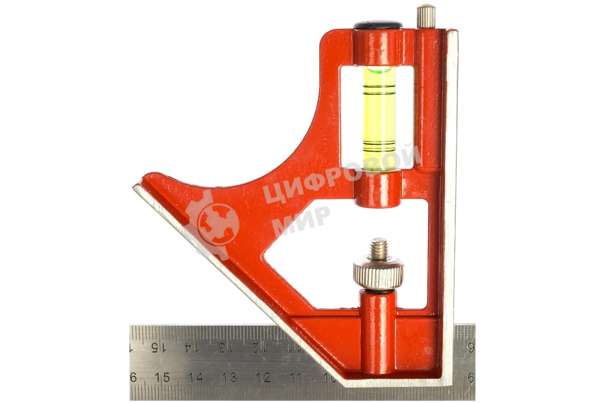 Угольник Sparta 300 мм, металлический, комбинированный