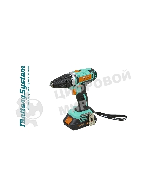 Дрель-шуруповерт Sturm CD3620, 20 В, 2 Ач, 31 Нм, щеточный