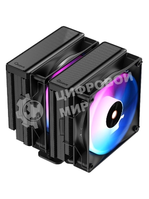 Кулер Ocypus Delta A62 BK ARGb черный 120мм алюминий+медь 2000rpm 29db 4-pin 260W 156мм